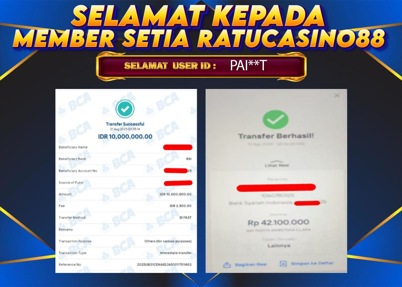 WITHDRAWAL MEMBER 43