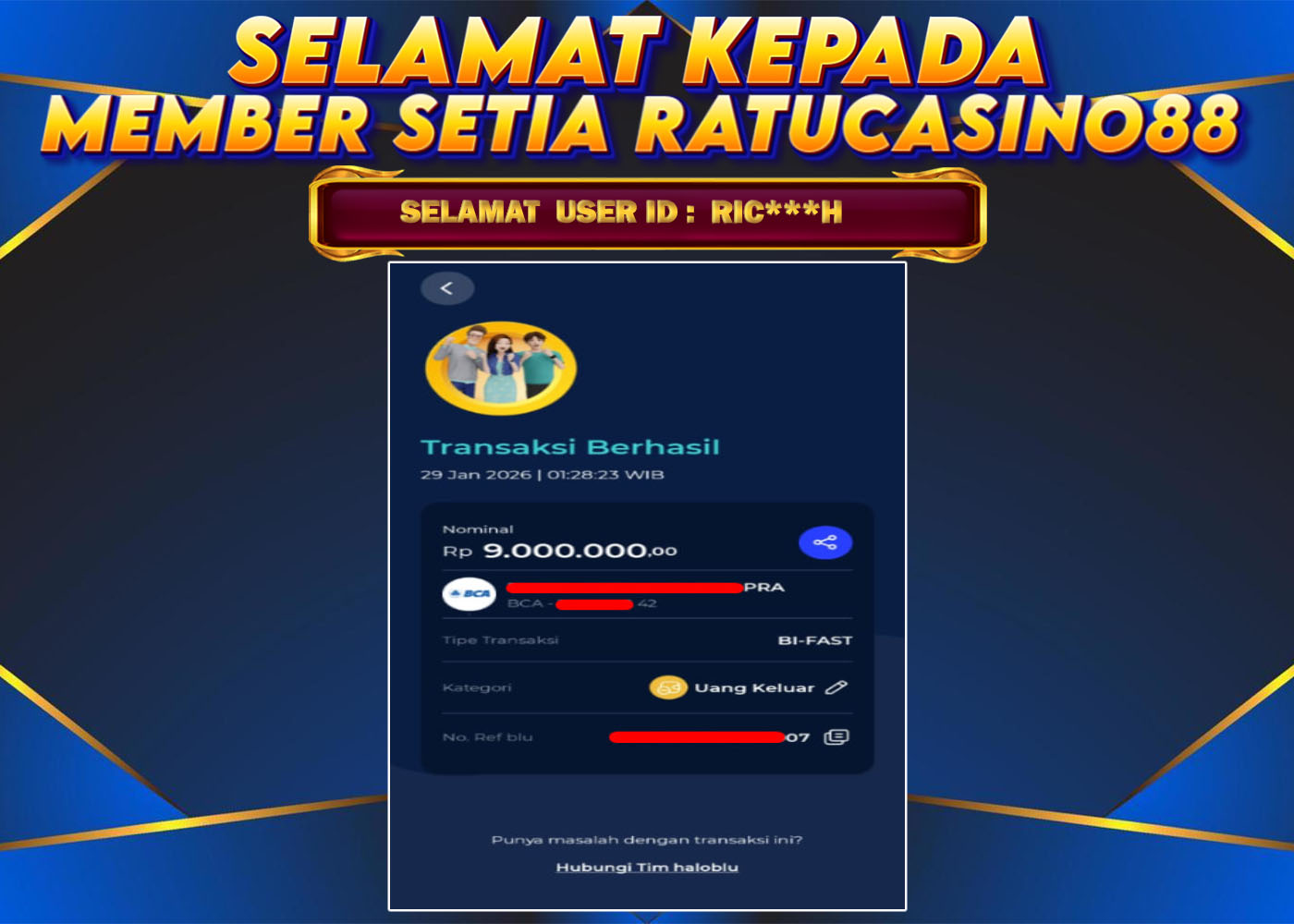 WITHDRAWAL MEMBER 210